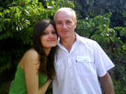 Вікторія Челапко з батьком