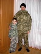 Толмачев П.М. разом із сином