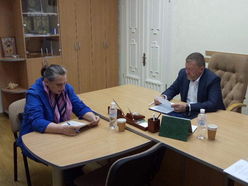 Віталій Панов провів особистий прийом громадян