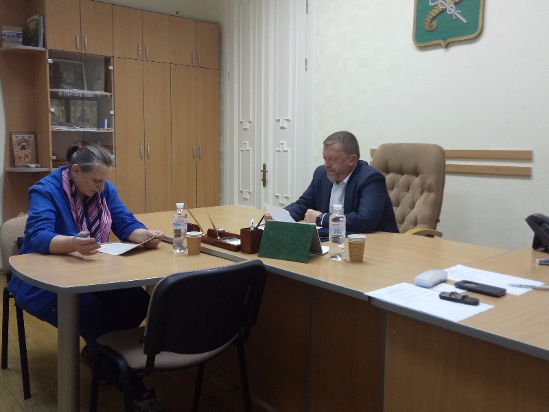 Віталій Панов провів особистий прийом громадян
