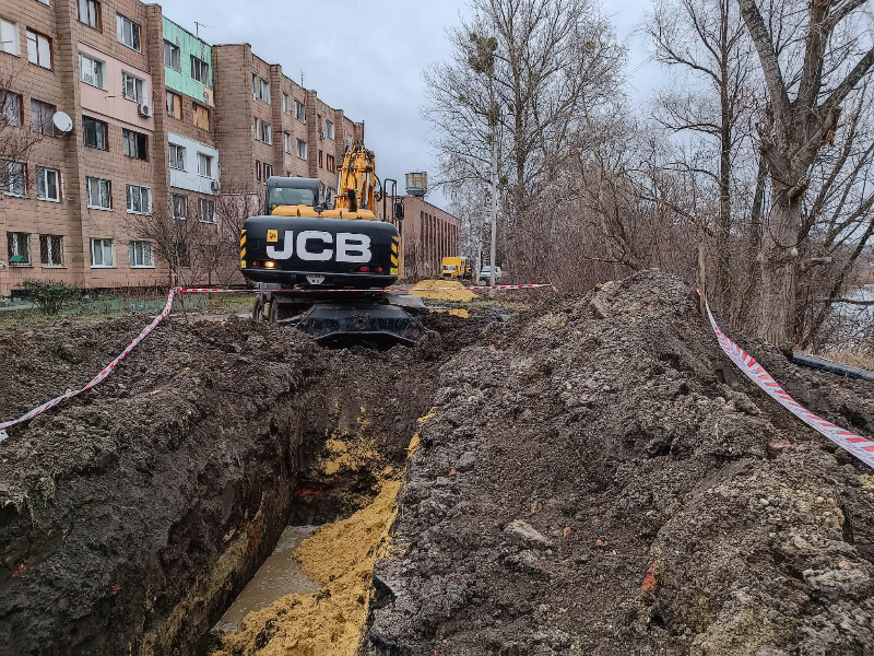 На вулиці Буковій завершили перекладку водоводу