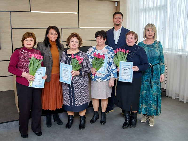 На КП «Харківводоканал» привітали співробітниць зі святом весни