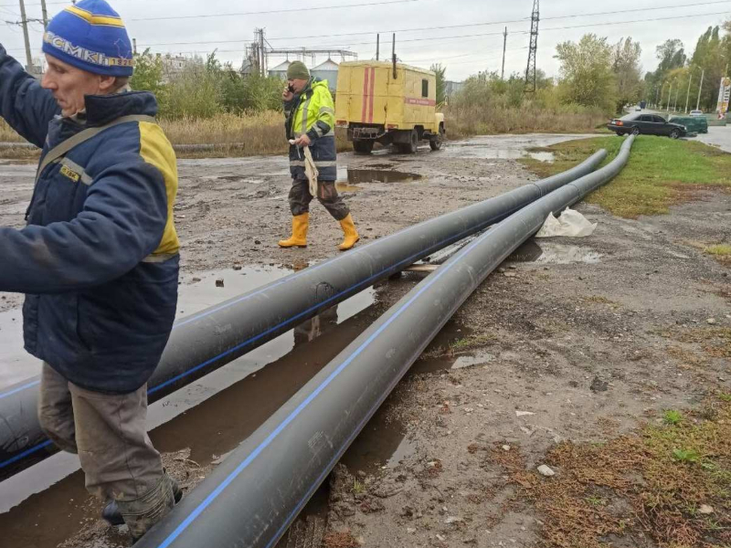 У селищі Пісочин відновили водопостачання