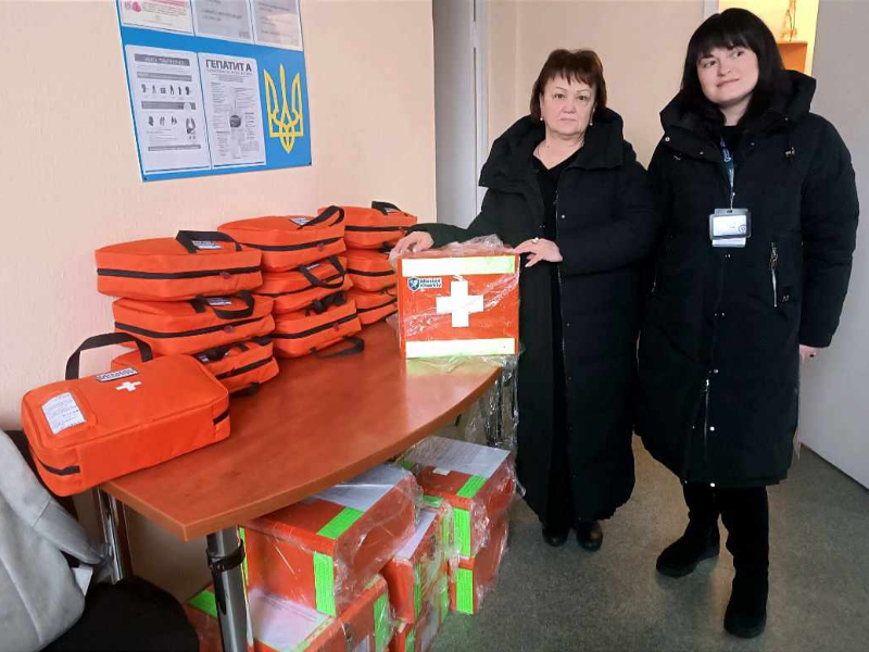 Працівники КП «Харківводоканал» отримали спеціальні аптечні набори