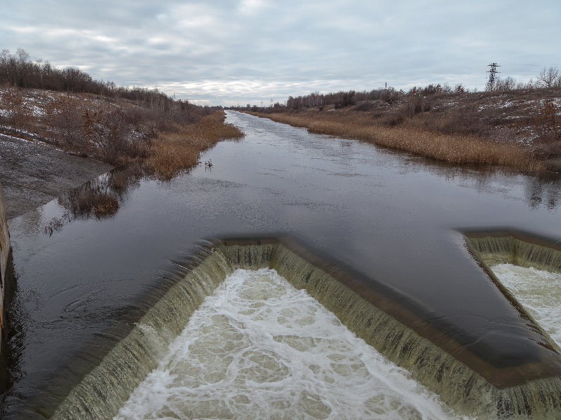 Краснопавлівське водосховище поповнилося водою з Дніпра