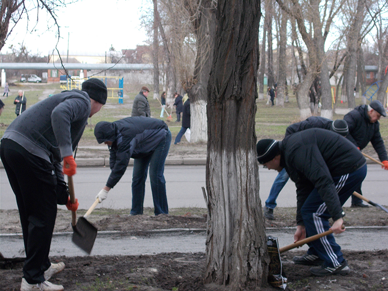 Співробітники КП «Харківводоканал» беруть участь в загальноміському суботнику