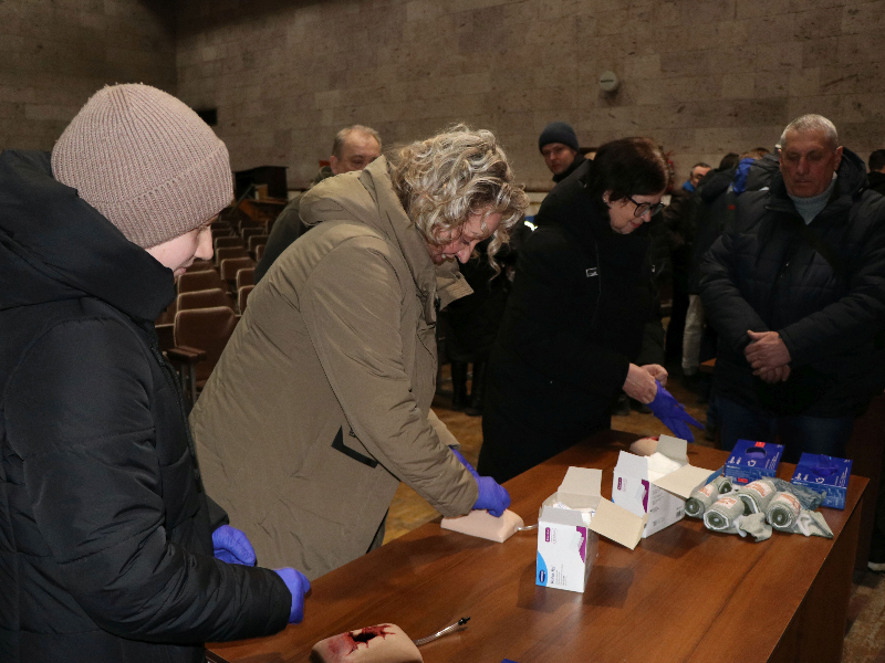 Співробітникам «Харківводоканалу» проводять тренінги з надання домедичної допомоги
