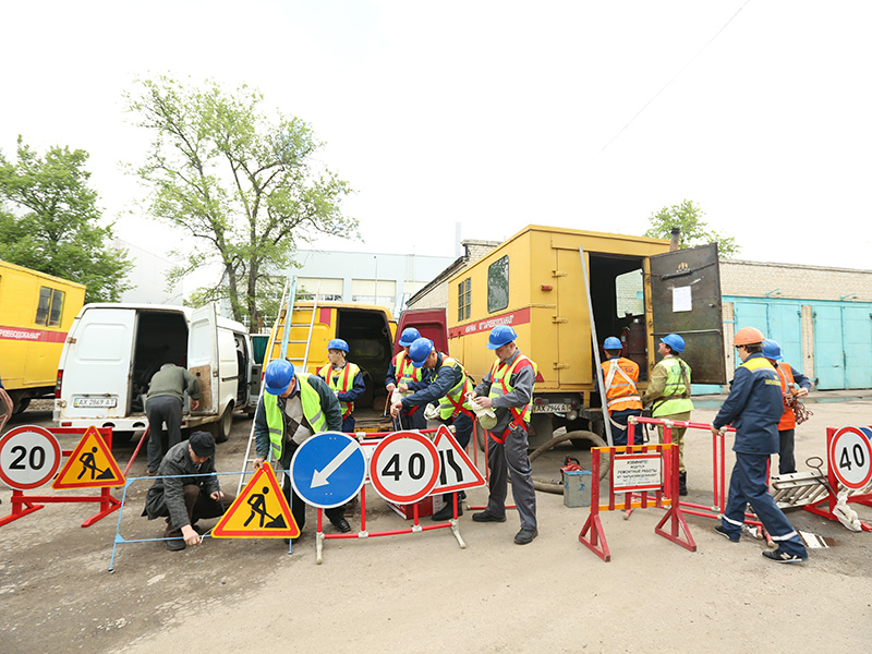 На КП «Харківводоканал» пройшов огляд-конкурс на звання «Краща бригада аварійно-відновлювальних робіт»