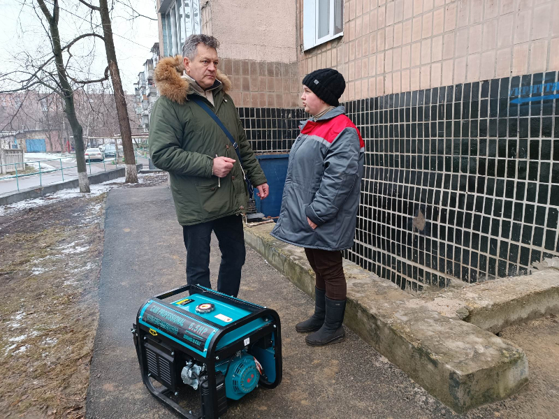 Ремонтникам Харківводоканалу  генератори забезпечують безперебійну роботу