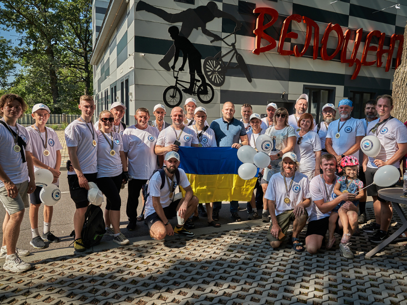 Спортсмени «Харківводоканалу» взяли участь у велопробігу