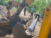 У Київському районі відновлюють пошкоджені обстрілами водоводи