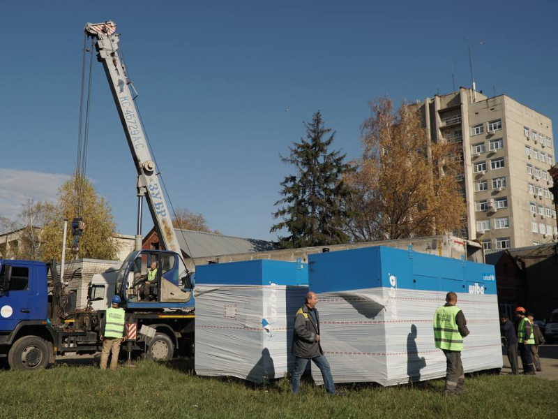 КП «Харківводоканал» отримало два потужні генератори