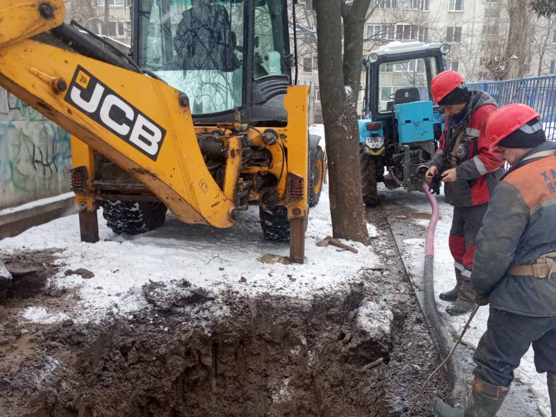 За три доби було усунено 42 пошкодження на водопровідних магістралях і вводах