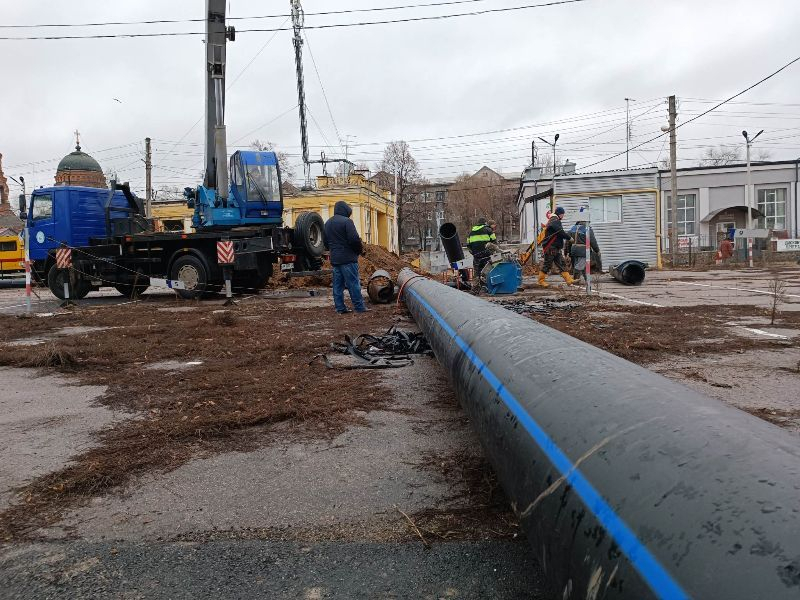 Бригади «Харківводоканалу» оновили в місті 2 км водопровідних мереж