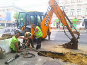 По вулиці Сумській продовжують перекладання водовода