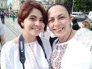 Тетяна Троценко з дочкою